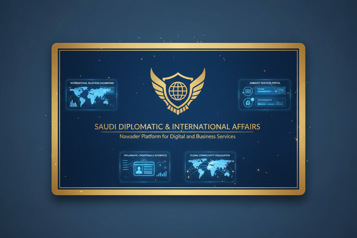 Saudi Diplomatic Services — Nawader Platform
