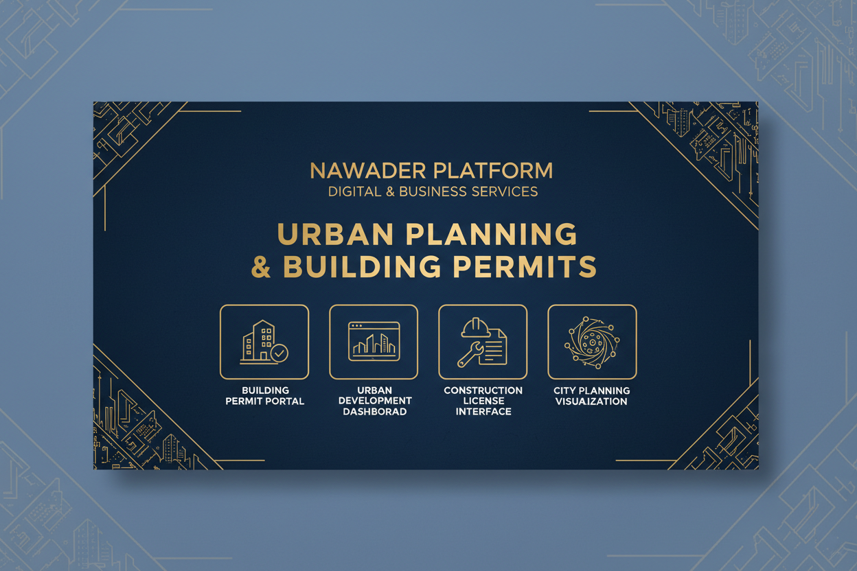 Urban Planning & Building Permits — Nawader Platform for Digital and Business Services
