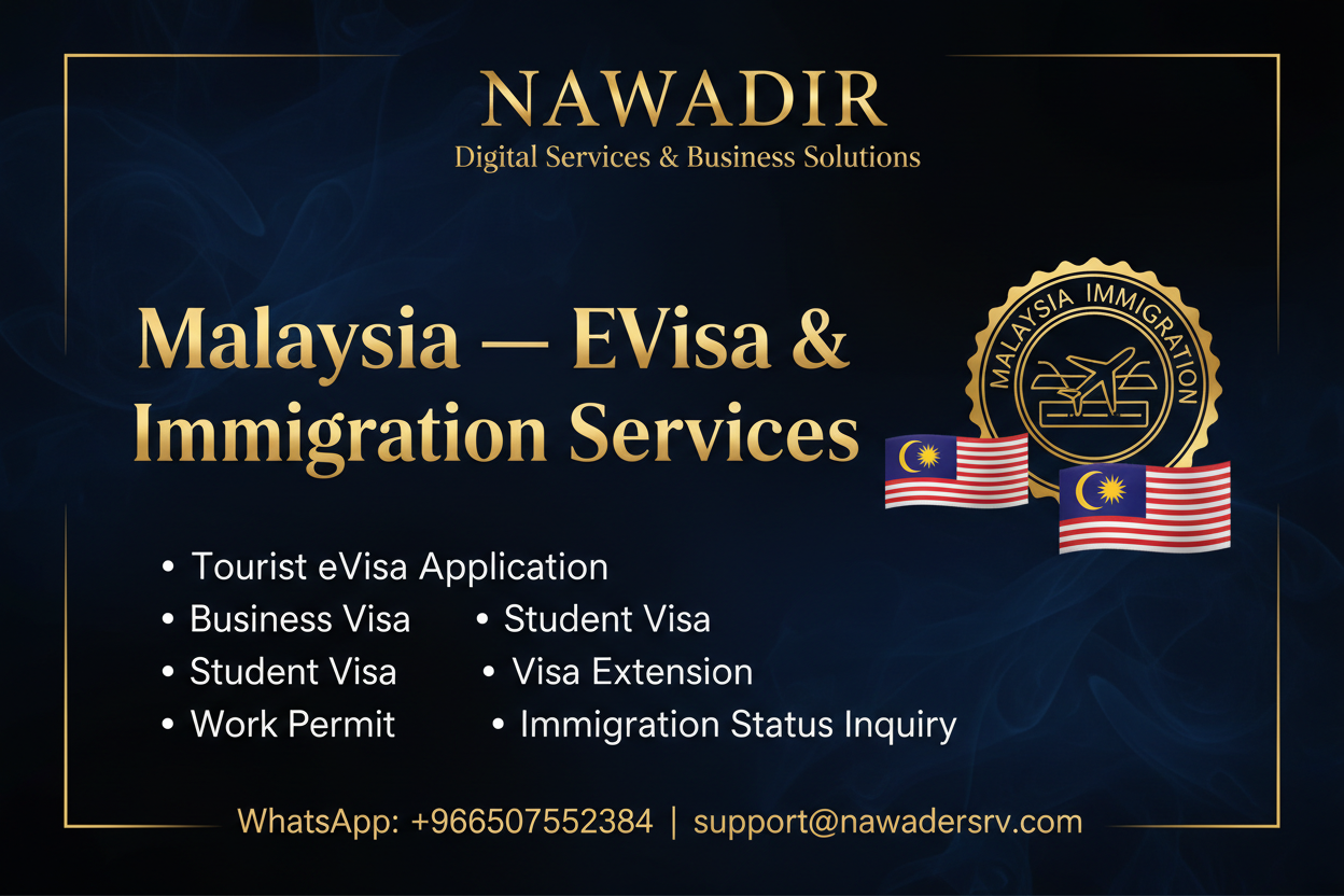 Malaysia eVisa and Immigration Services - Nawadir