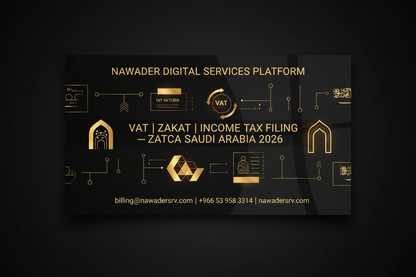 ضريبة القيمة المضافة والزكاة وضريبة الدخل 2026 | نوادر