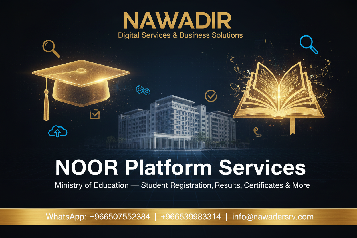 NOOR Ministry of Education Platform Services - Nawadir Digital Services