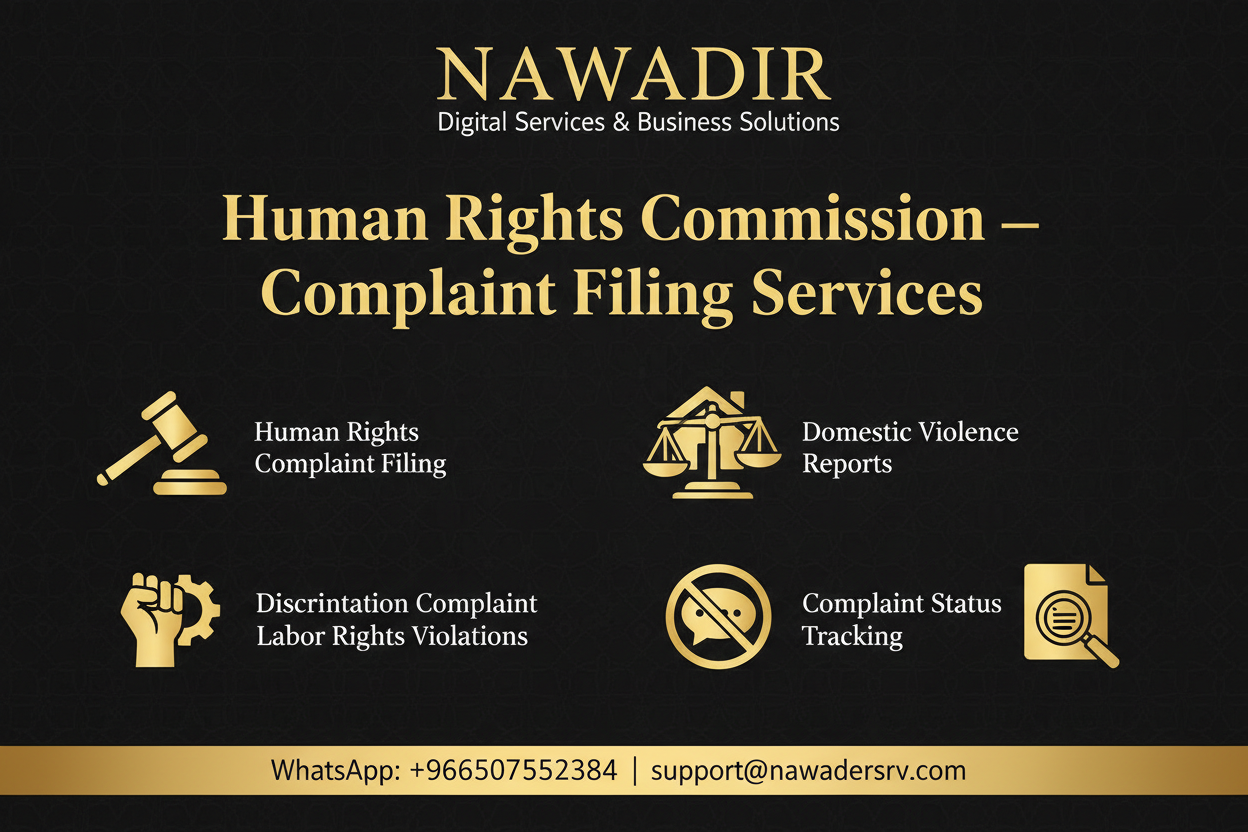 Human Rights Complaint Filing Services - Nawadir