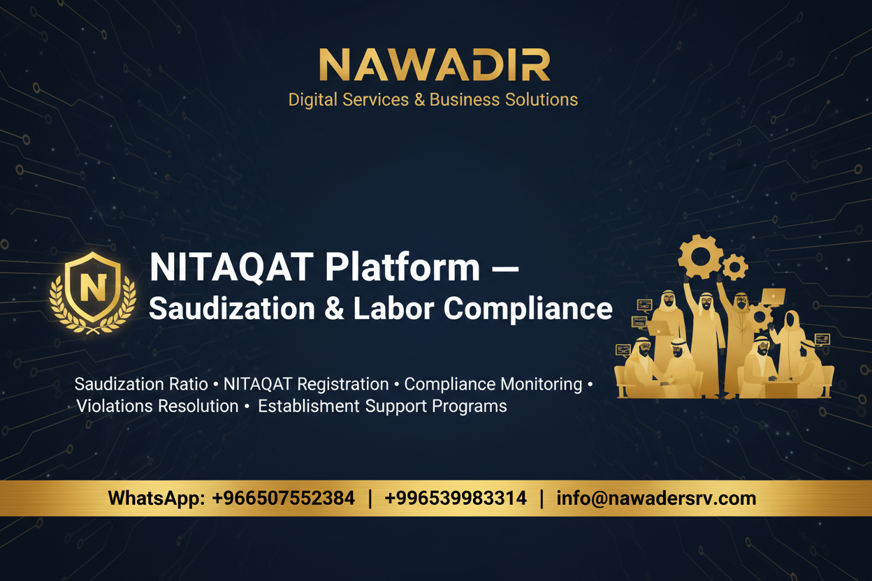 NITAQAT Saudization Labor Compliance Platform - Nawadir