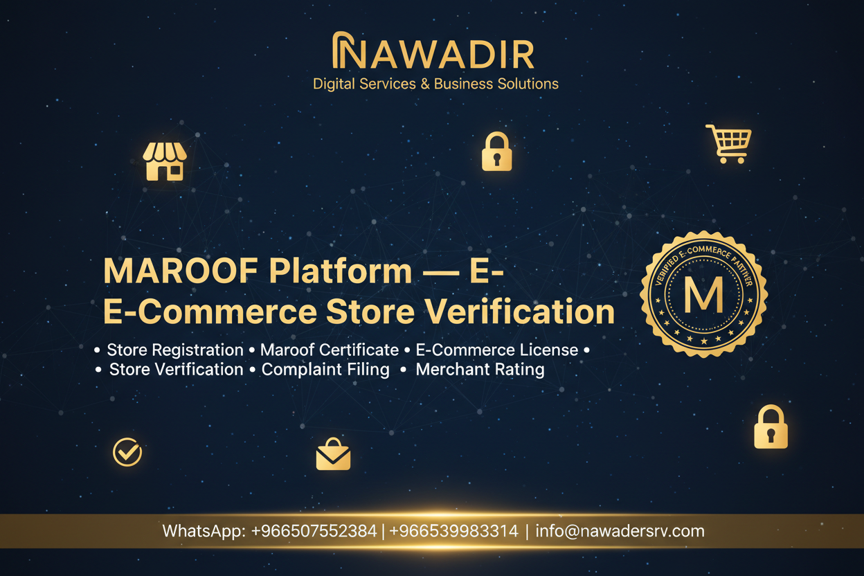 MAROOF E-Commerce Store Verification - Nawadir