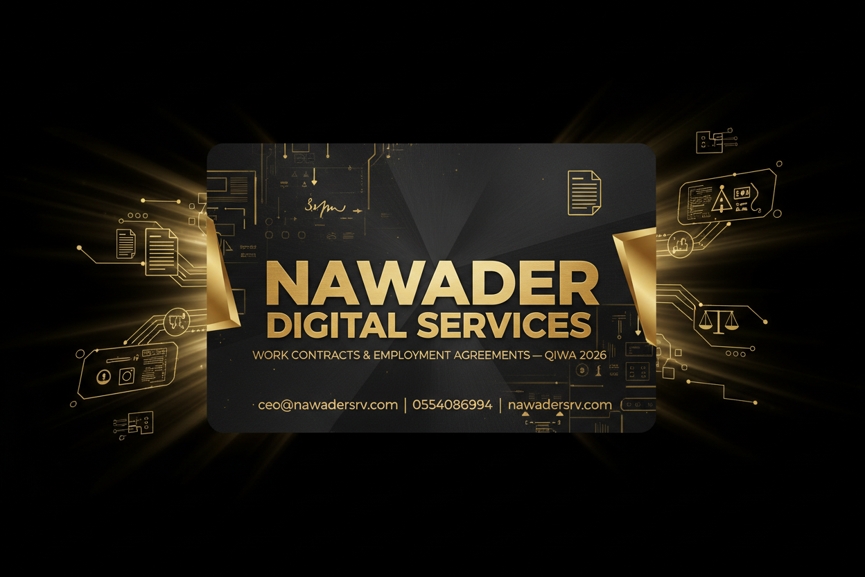 منصة قوى — عقود العمل الرقمية | نوادر