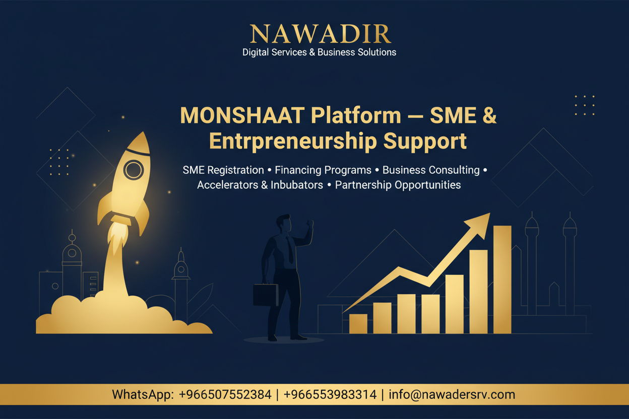 MONSHAAT SME Entrepreneurship Platform - Nawadir Digital Services