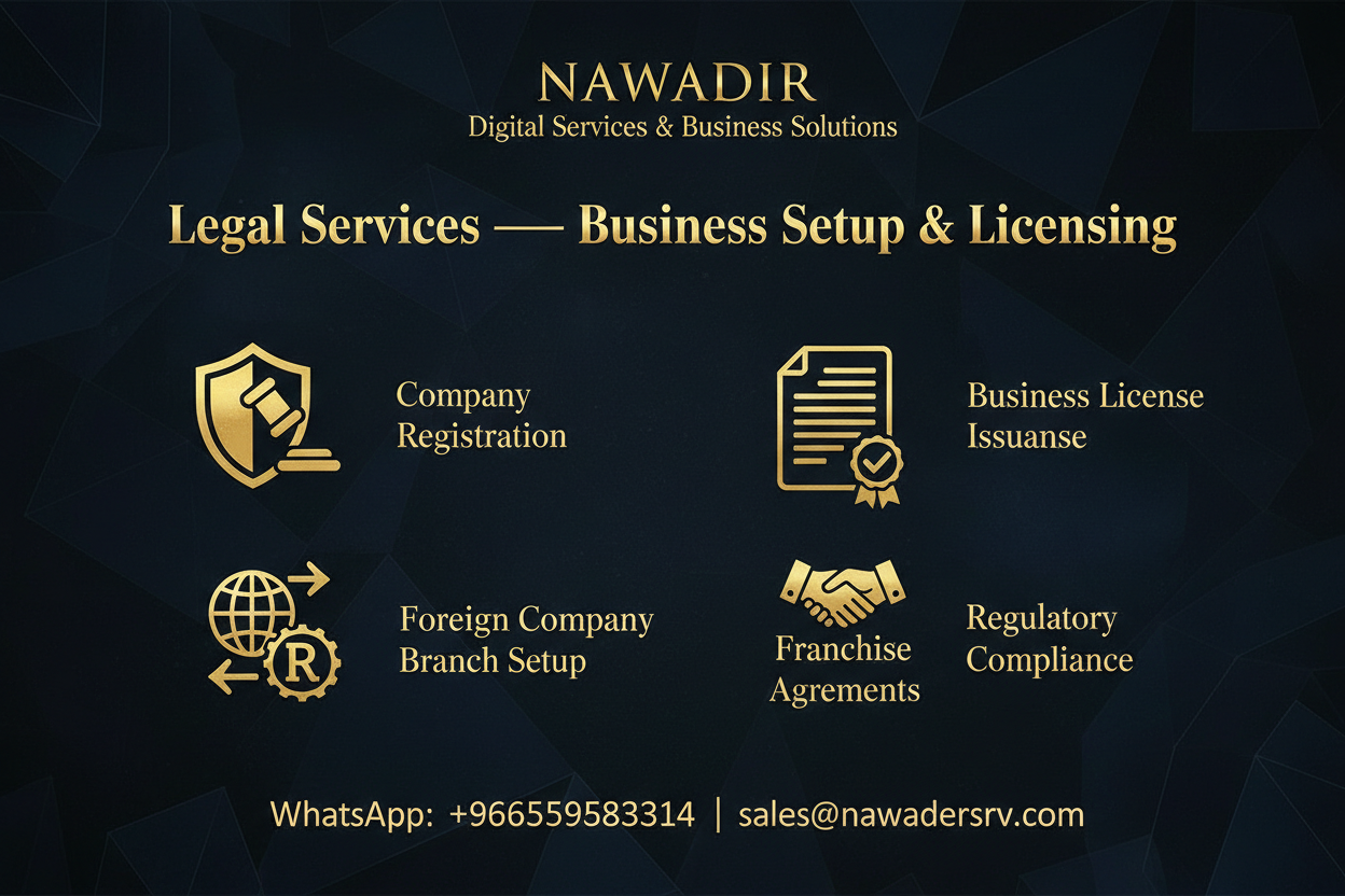 Legal Business Setup and Licensing Services - Nawadir