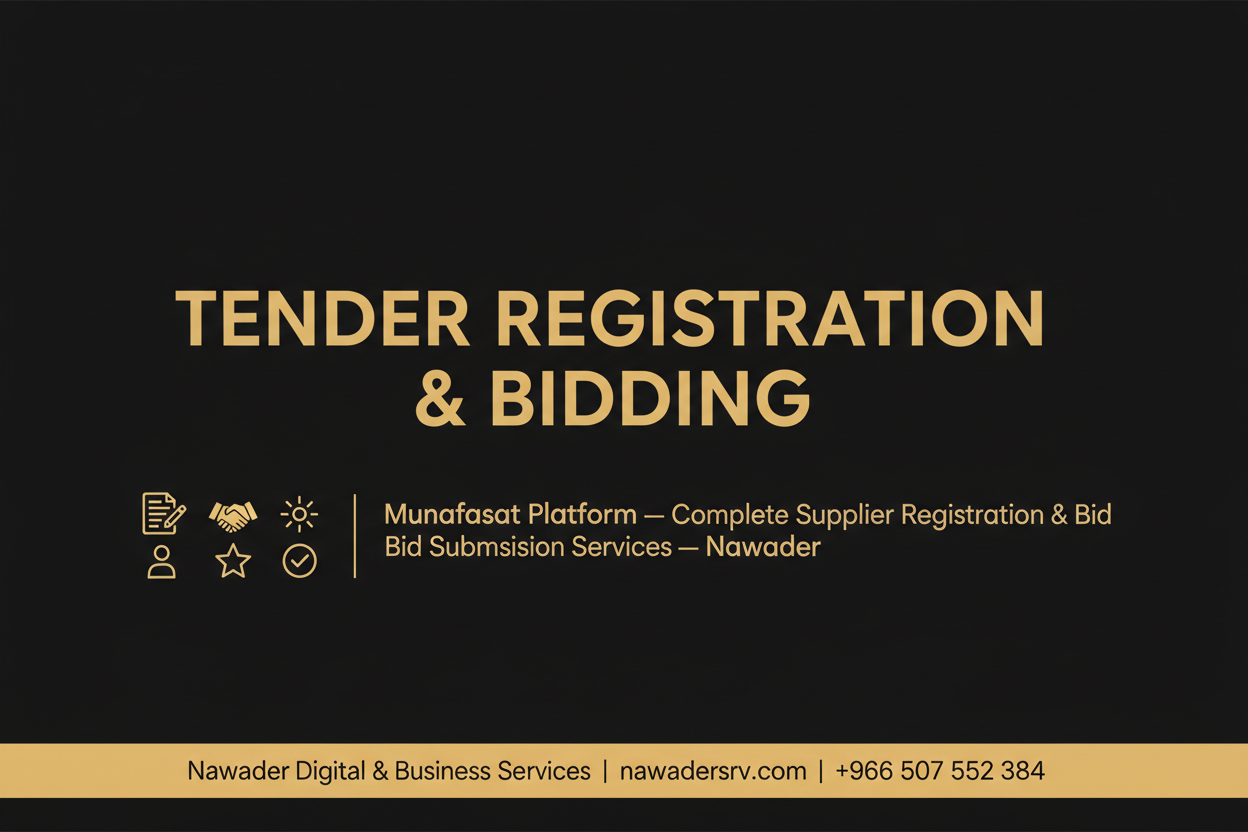Tender Registration & Bidding - Nawader