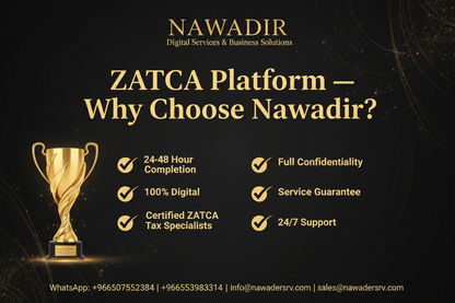 Why Choose Nawadir for ZATCA Platform - 24/7 Certified Tax Specialists