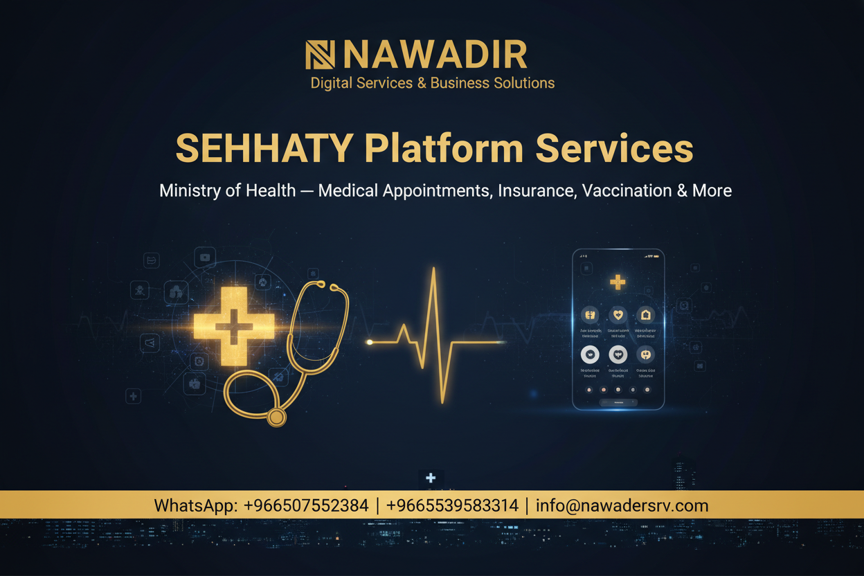 SEHHATY Ministry of Health Digital Services - Nawadir