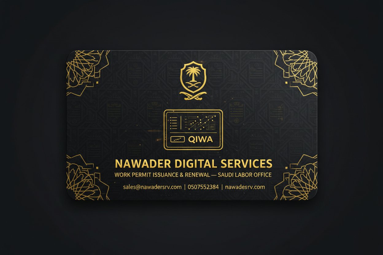 إصدار رخصة عمل وتجديد | نوادر