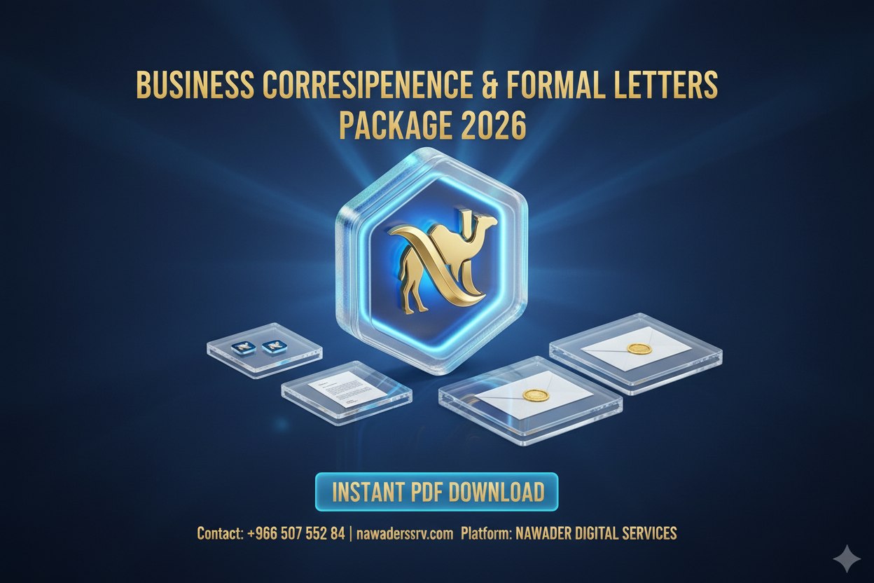 Business Correspondence Templates - Nawader