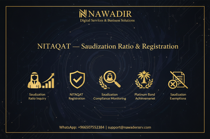NITAQAT Saudization Ratio and Registration - Nawadir