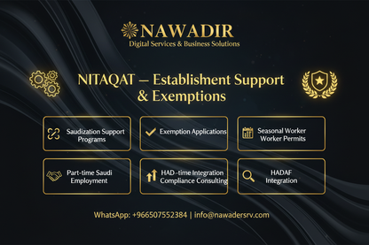 NITAQAT Establishment Support and Exemptions - Nawadir