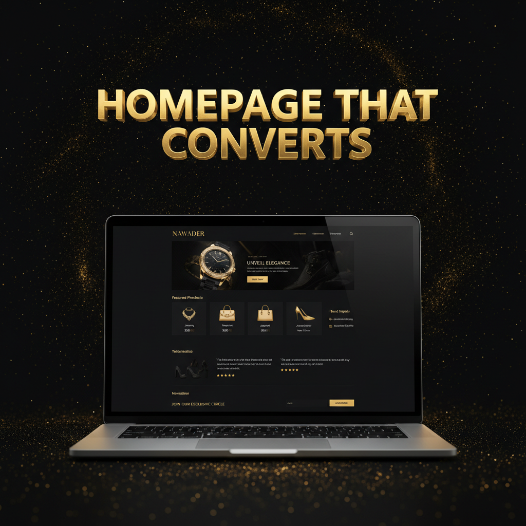 Homepage Design - Nawader
