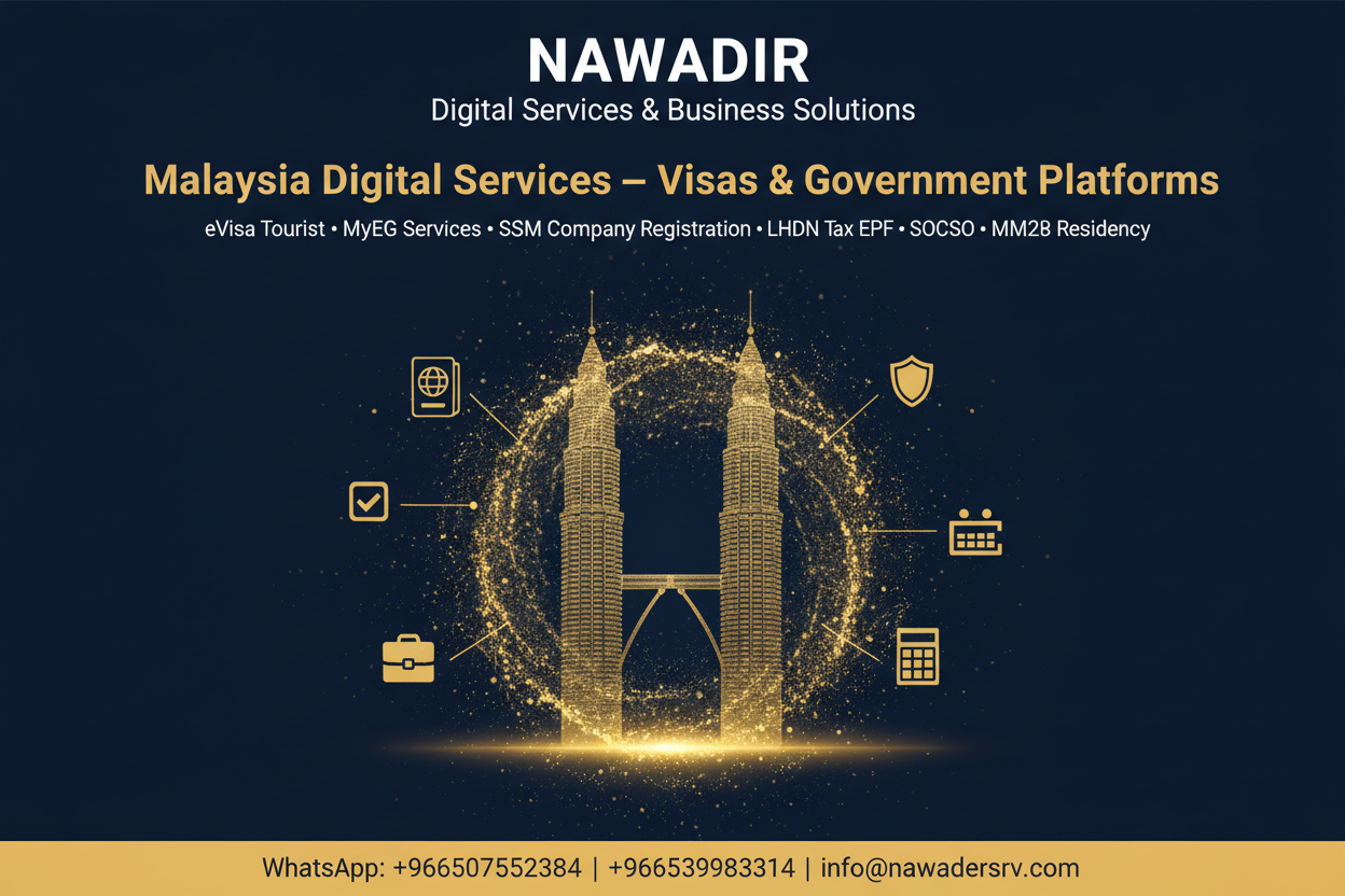 Malaysia Digital Services Visas Government Platforms - Nawadir