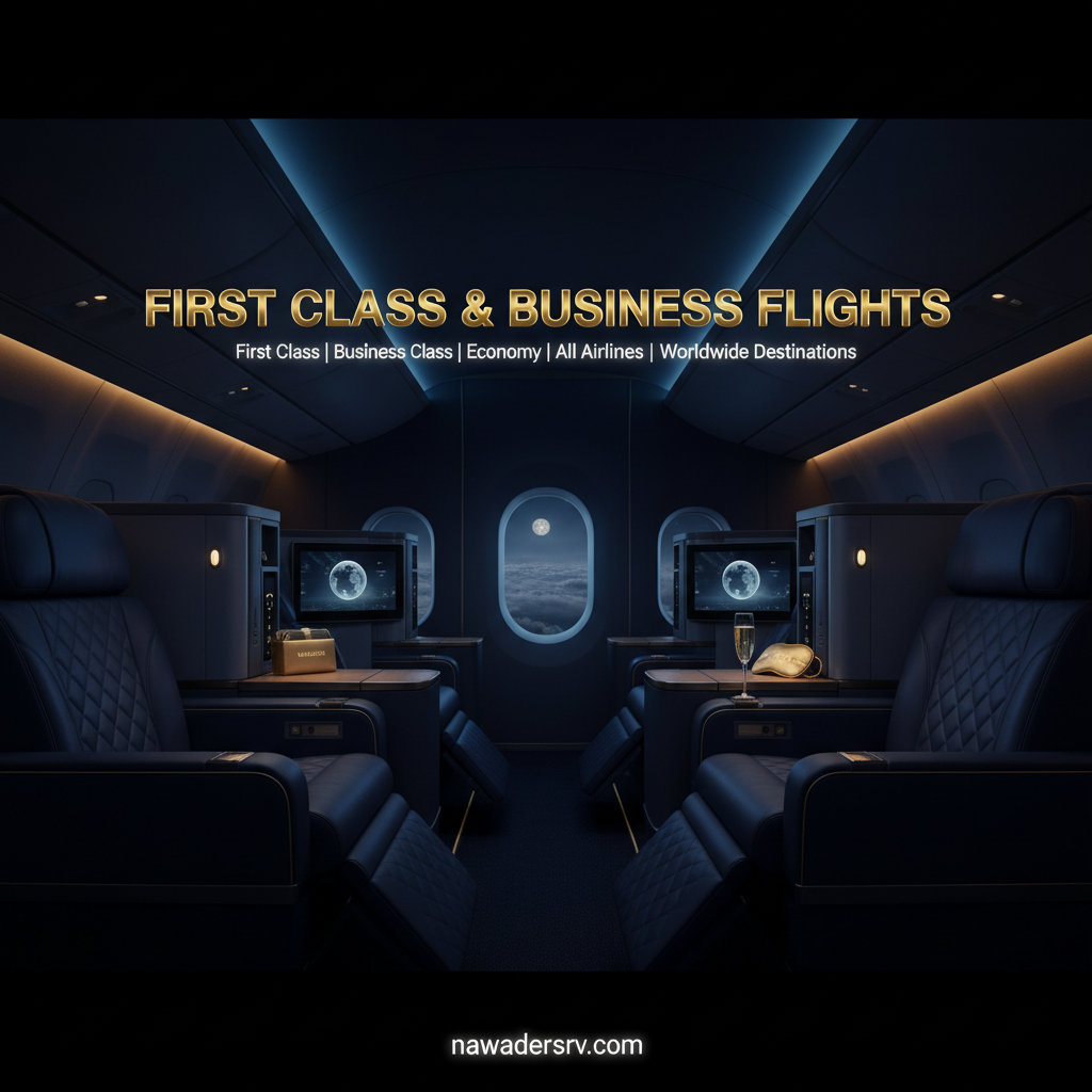 First Class Business Flights - Nawader