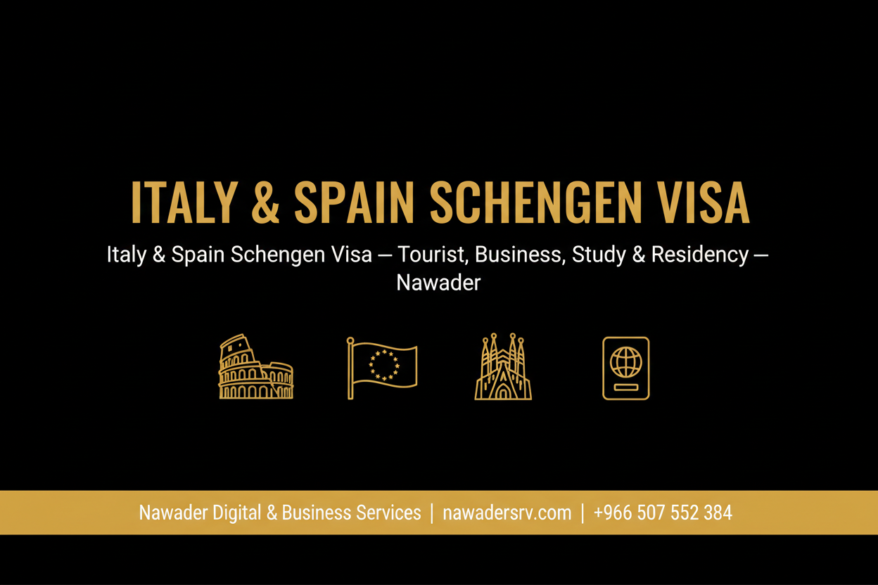 Italy & Spain Schengen Visa - Nawader