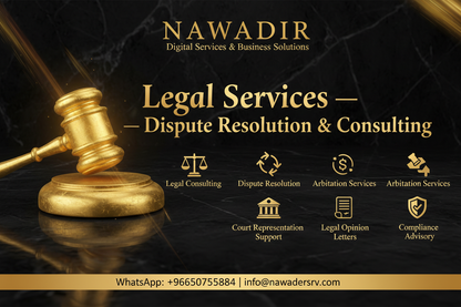 Legal Dispute Resolution and Consulting - Nawadir Digital Services