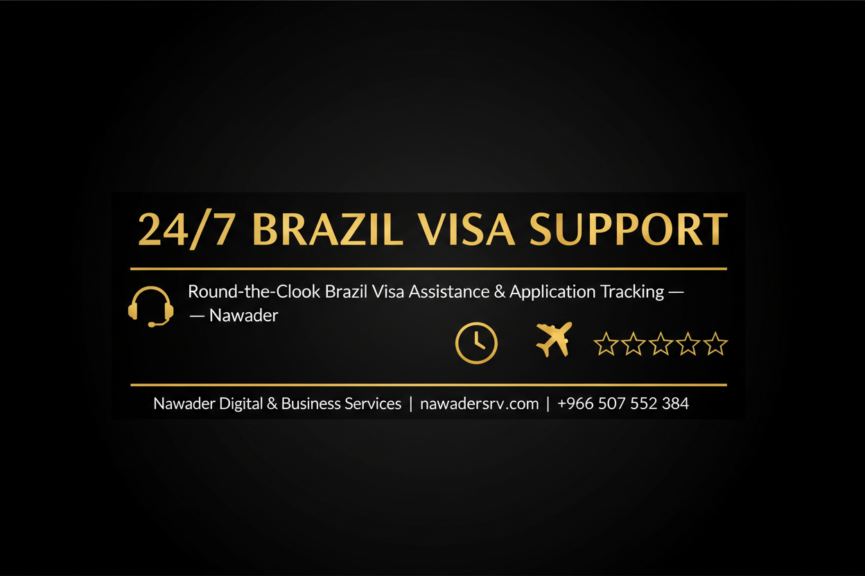 24/7 Brazil Visa Support - Nawader