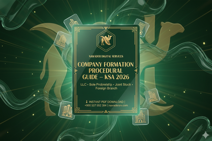 Company Formation Guide KSA 2026 Emerald Art Deco - Nawader Digital Services