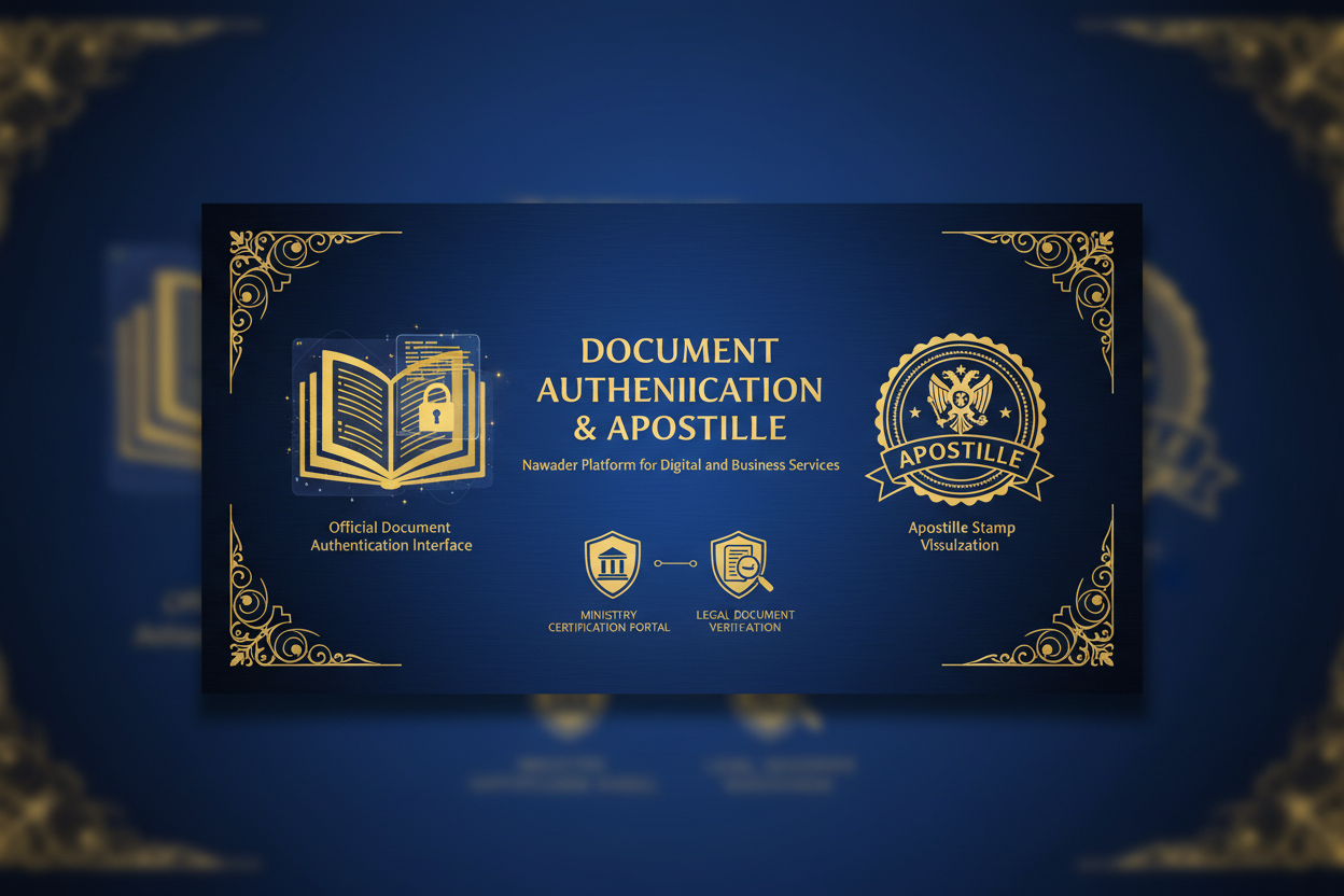 Document Authentication — Nawader Platform for Digital and Business Services