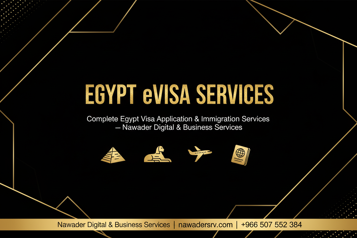 Egypt eVisa Services - Nawader Digital Services KSA