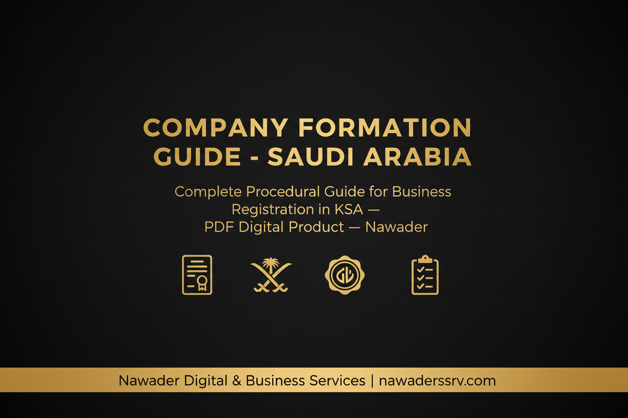 Company Formation Guide KSA PDF - Nawader